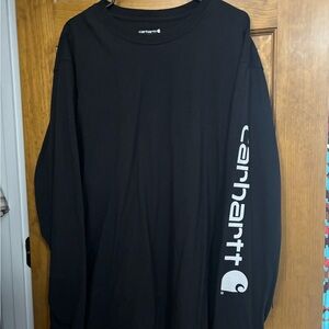 Carhartt Men's Long Sleeve Tee in Black